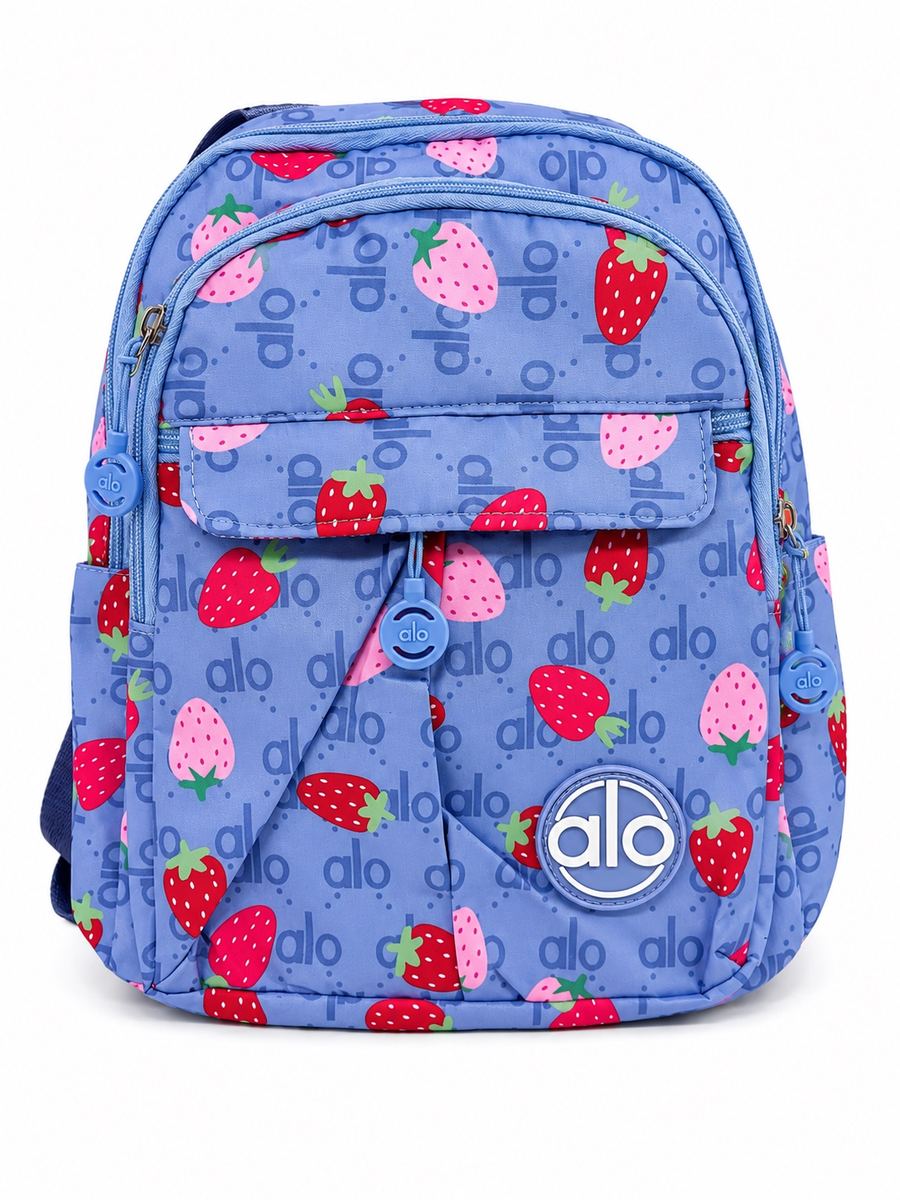 Mochila Alo | Azul - Fresas