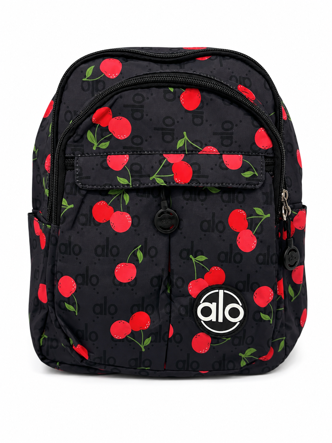 Mochila Alo | Negra - Cerezas