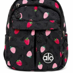 Mochila Alo | Negra - Fresas